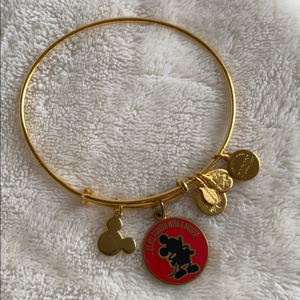 Alex and Ani Disney Gold Mickey Bracelet 2014